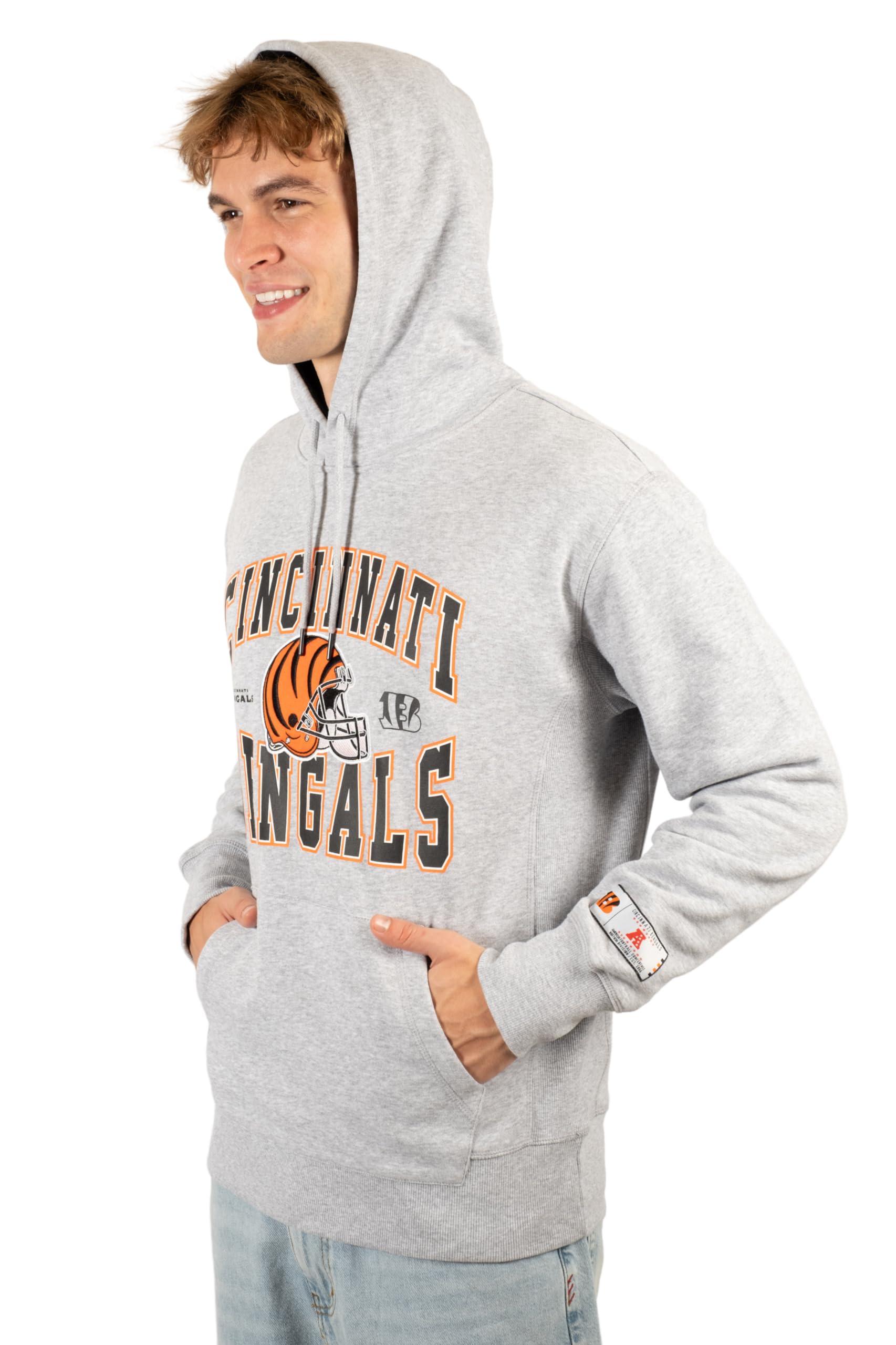 Ultra Game NFL Cincinnati Bengals Mens Ultimate Quality Super Soft Hoodie Sweatshirt|Cincinnati Bengals