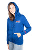 Ultra Game NFL Buffalo Bills Womens Full Zip Soft Marl Knit Hoodie Sweatshirt Jacket|Buffalo Bills