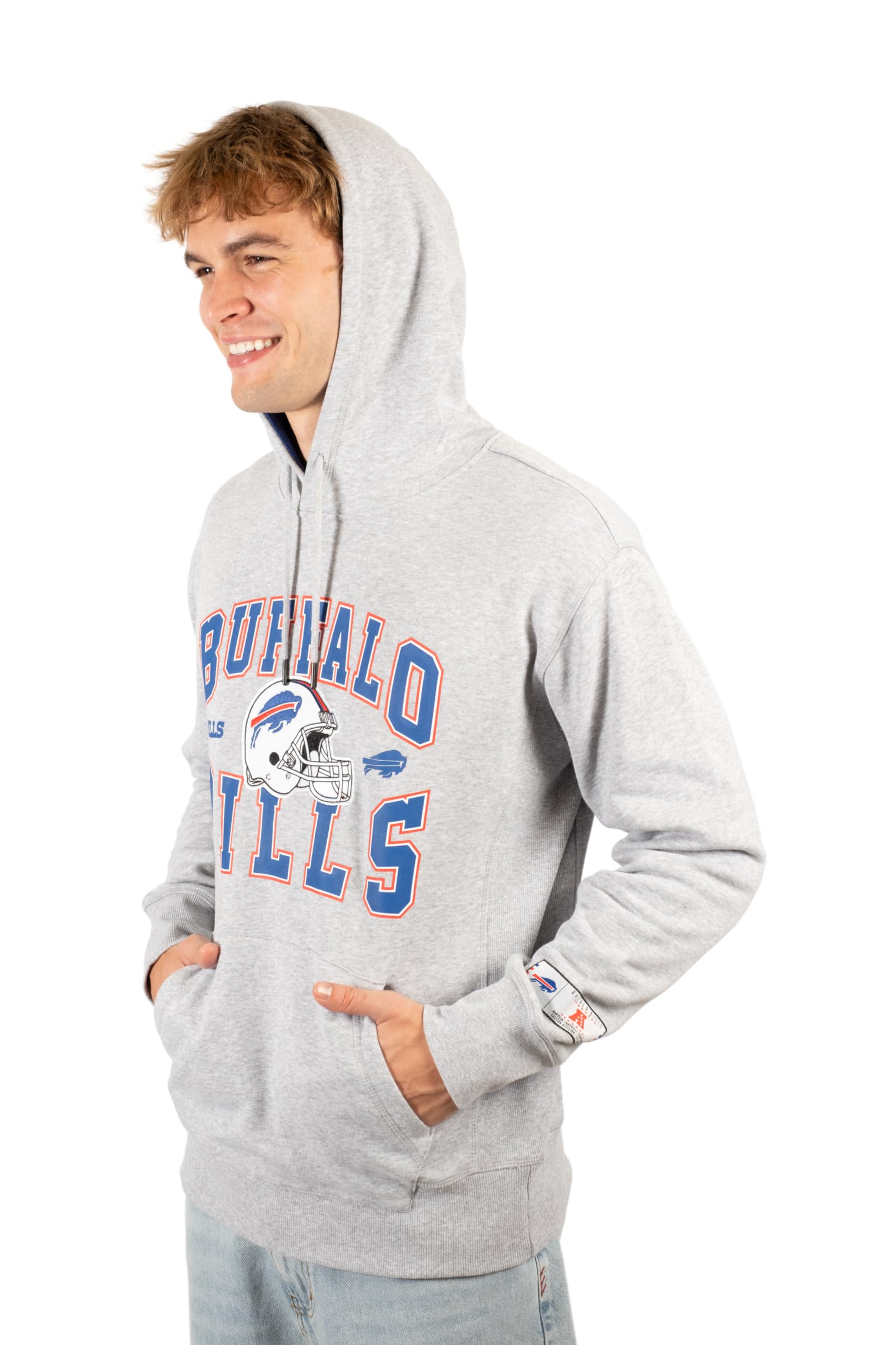 Ultra Game NFL Buffalo Bills Mens Ultimate Quality Super Soft Hoodie Sweatshirt|Buffalo Bills