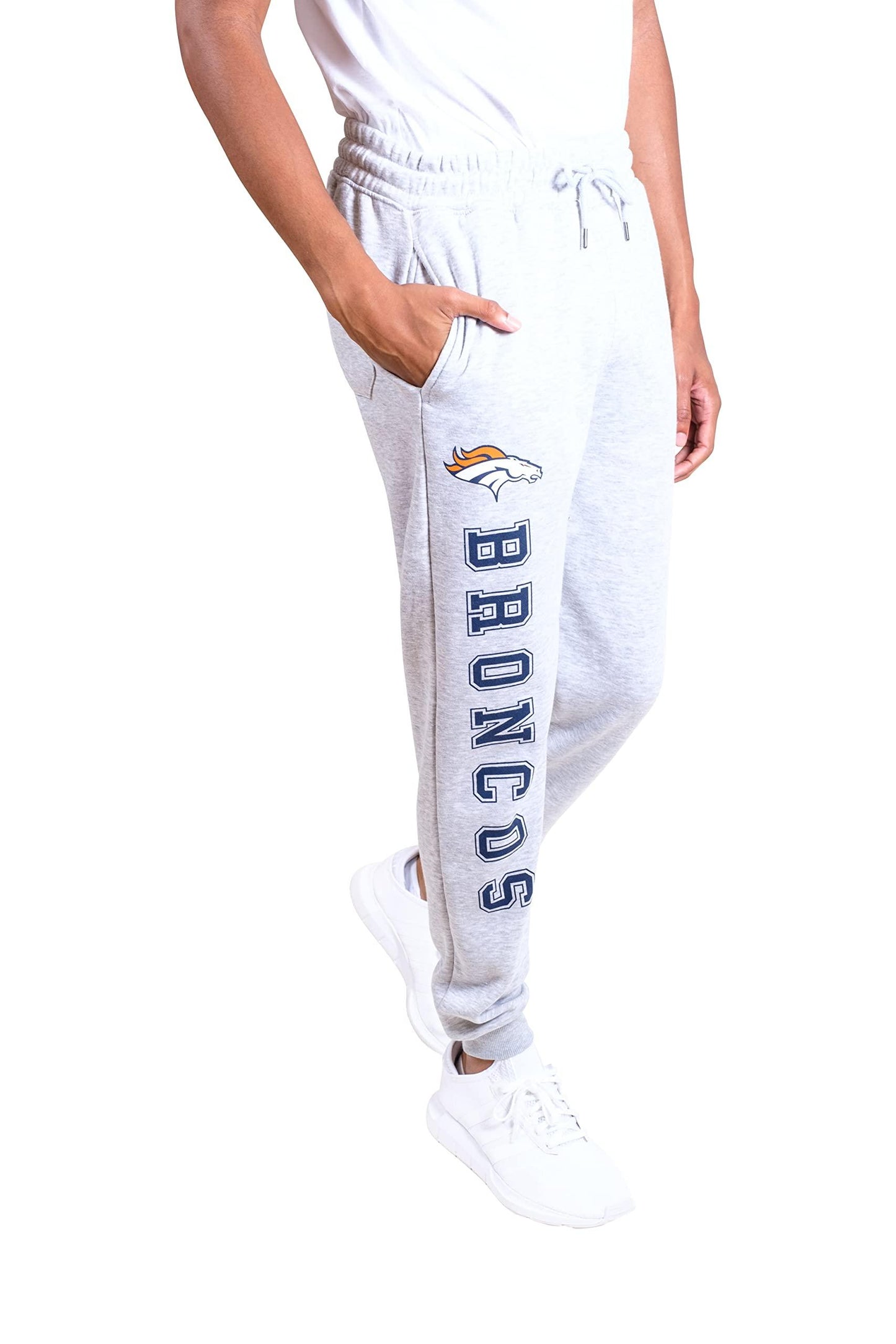 Ultra Game NFL Denver Broncos Mens Super Soft Game Day Jogger Sweatpants|Denver Broncos - UltraGameShop