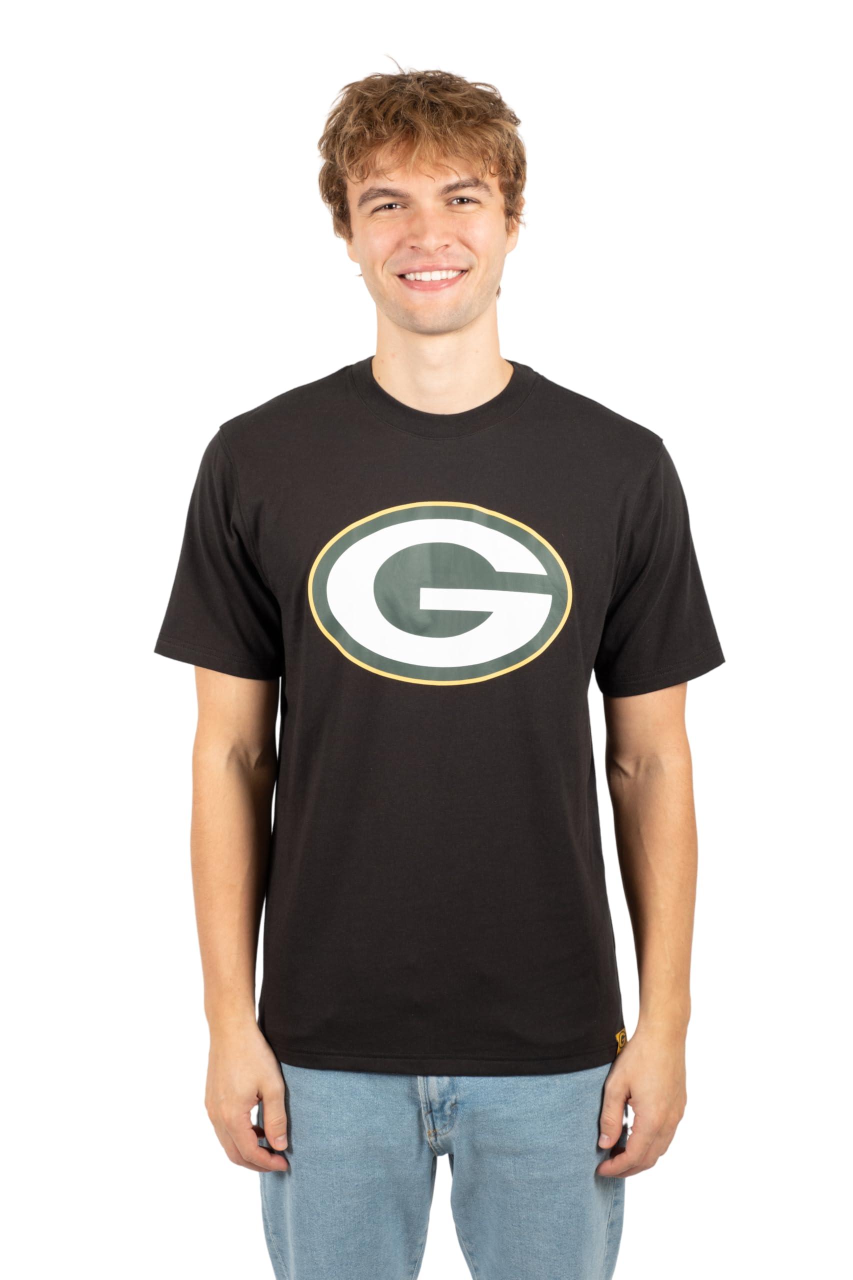 Ultra Game NFL Green Bay Packers Mens Super Soft Ultimate Team Logo T-Shirt|Green Bay Packers - UltraGameShop