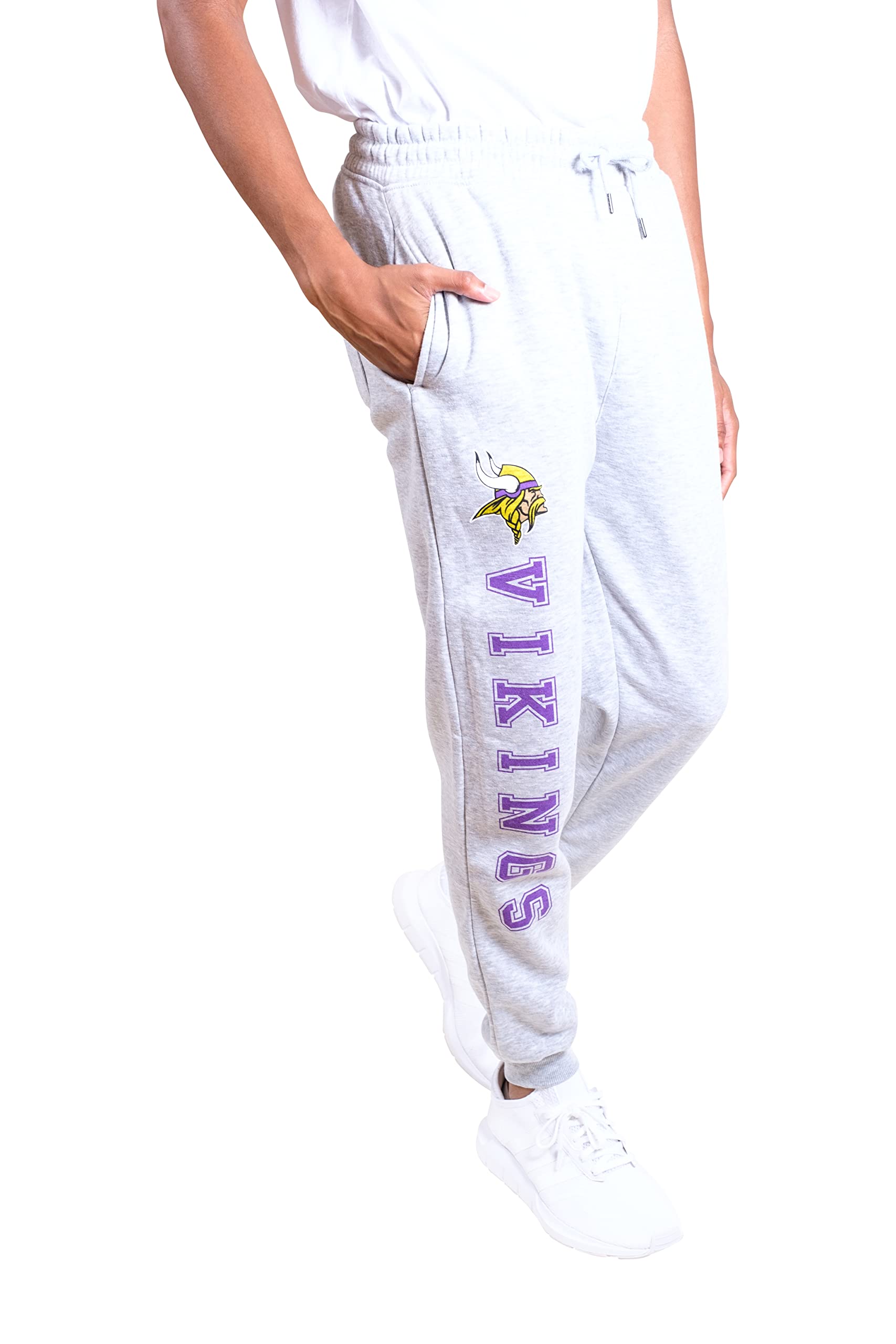 Ultra Game NFL Minnesota Vikings Mens Super Soft Game Day Jogger Sweatpants|Minnesota Vikings - UltraGameShop