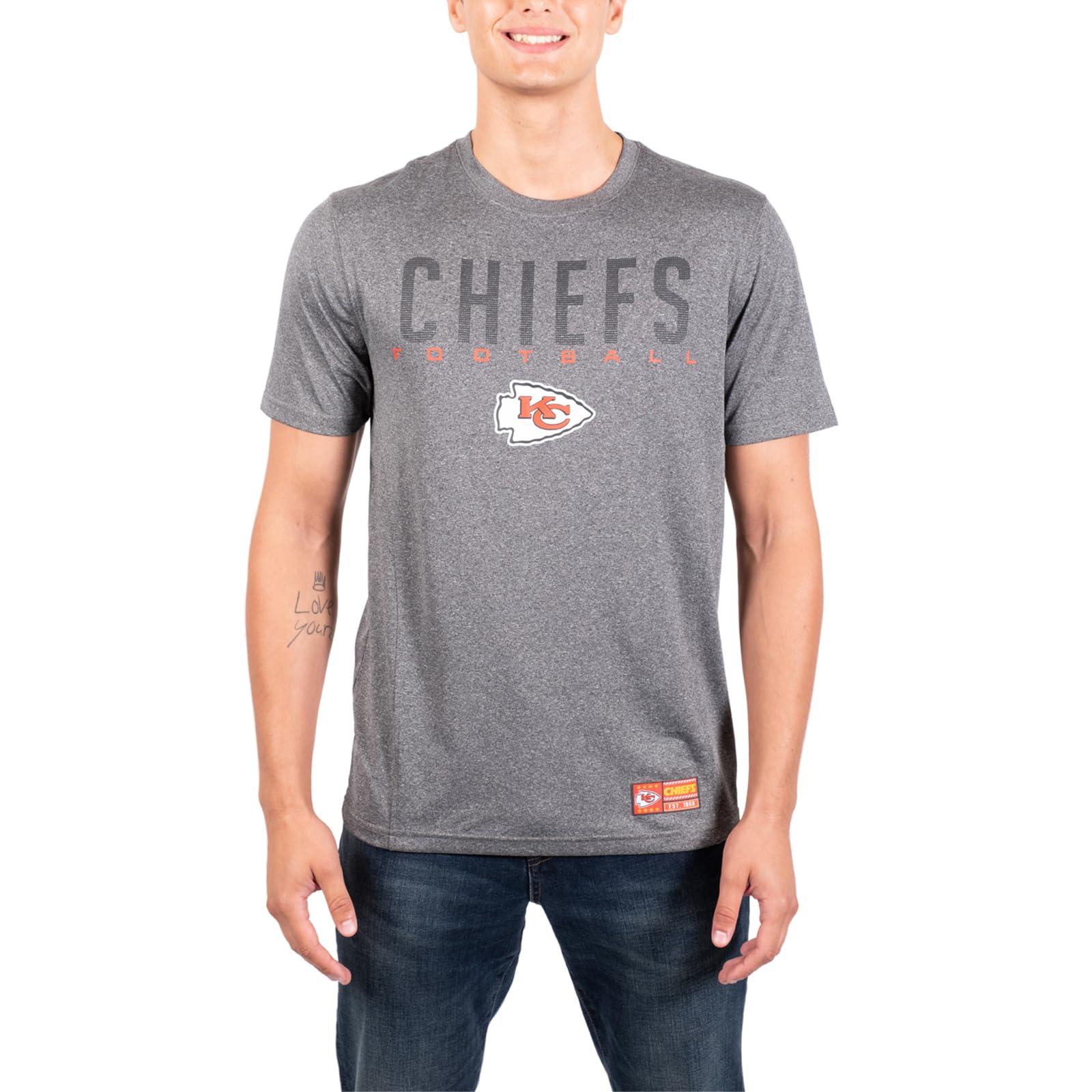 Ultra Game NFL Kansas City Chiefs Mens Super Soft Ultimate Game Day T-Shirt|Kansas City Chiefs - UltraGameShop