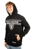 Ultra Game NFL Las Vegas Raiders Mens Super Soft Supreme Pullover Hoodie Sweatshirt|Las Vegas Raiders