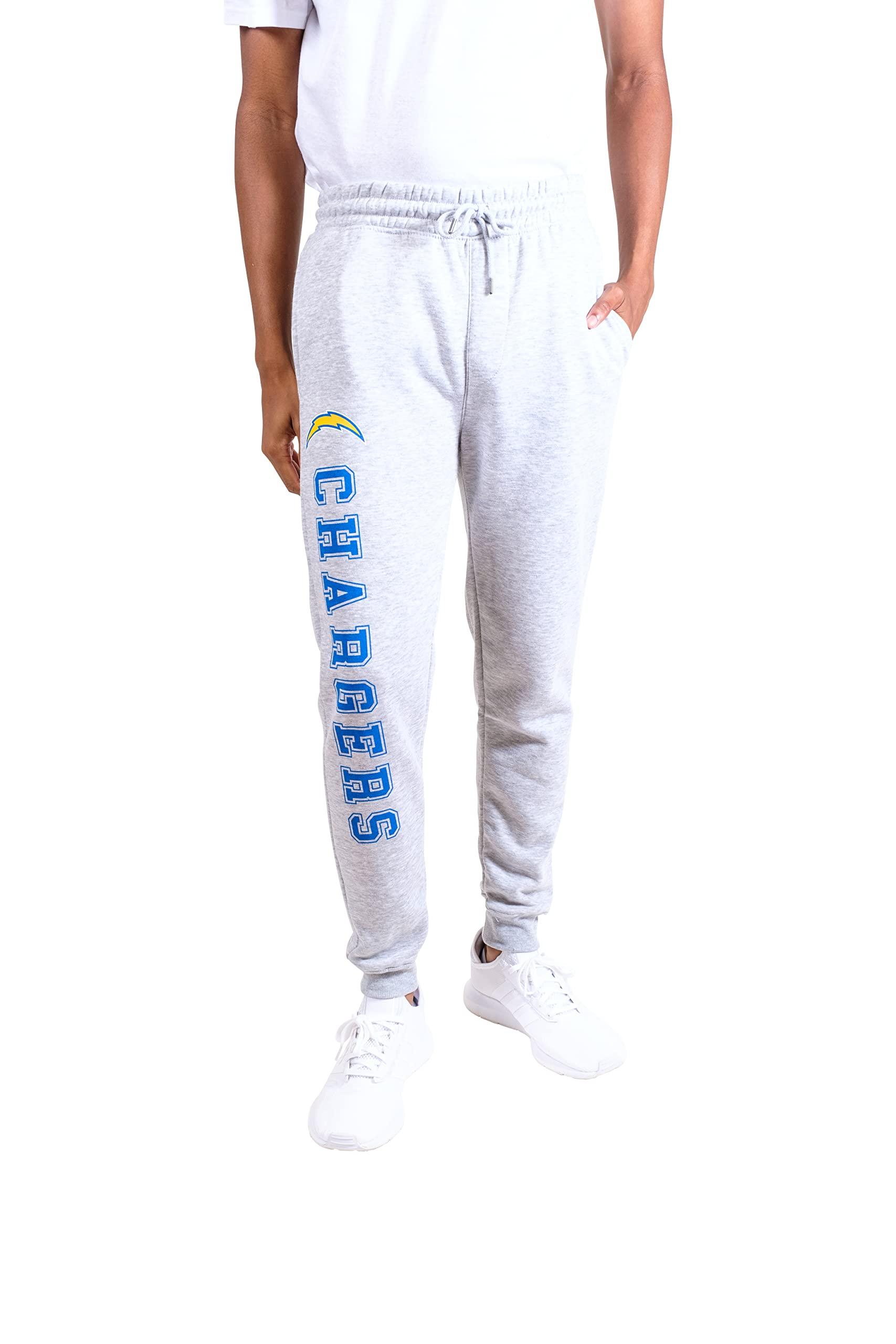 Ultra Game NFL Los Angeles Chargers Mens Super Soft Game Day Jogger Sweatpants|Los Angeles Chargers - UltraGameShop