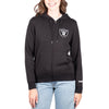 Ultra Game NFL Las Vegas Raiders Womens Full Zip Soft Marl Knit Hoodie Sweatshirt Jacket|Las Vegas Raiders