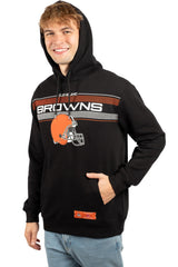Ultra Game NFL Cleveland Browns Mens Super Soft Supreme Pullover Hoodie Sweatshirt|Cleveland Browns - UltraGameShop