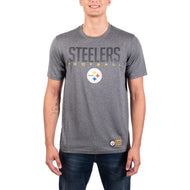 Ultra Game NFL Pittsburgh Steelers Mens Super Soft Ultimate Game Day T-Shirt|Pittsburgh Steelers