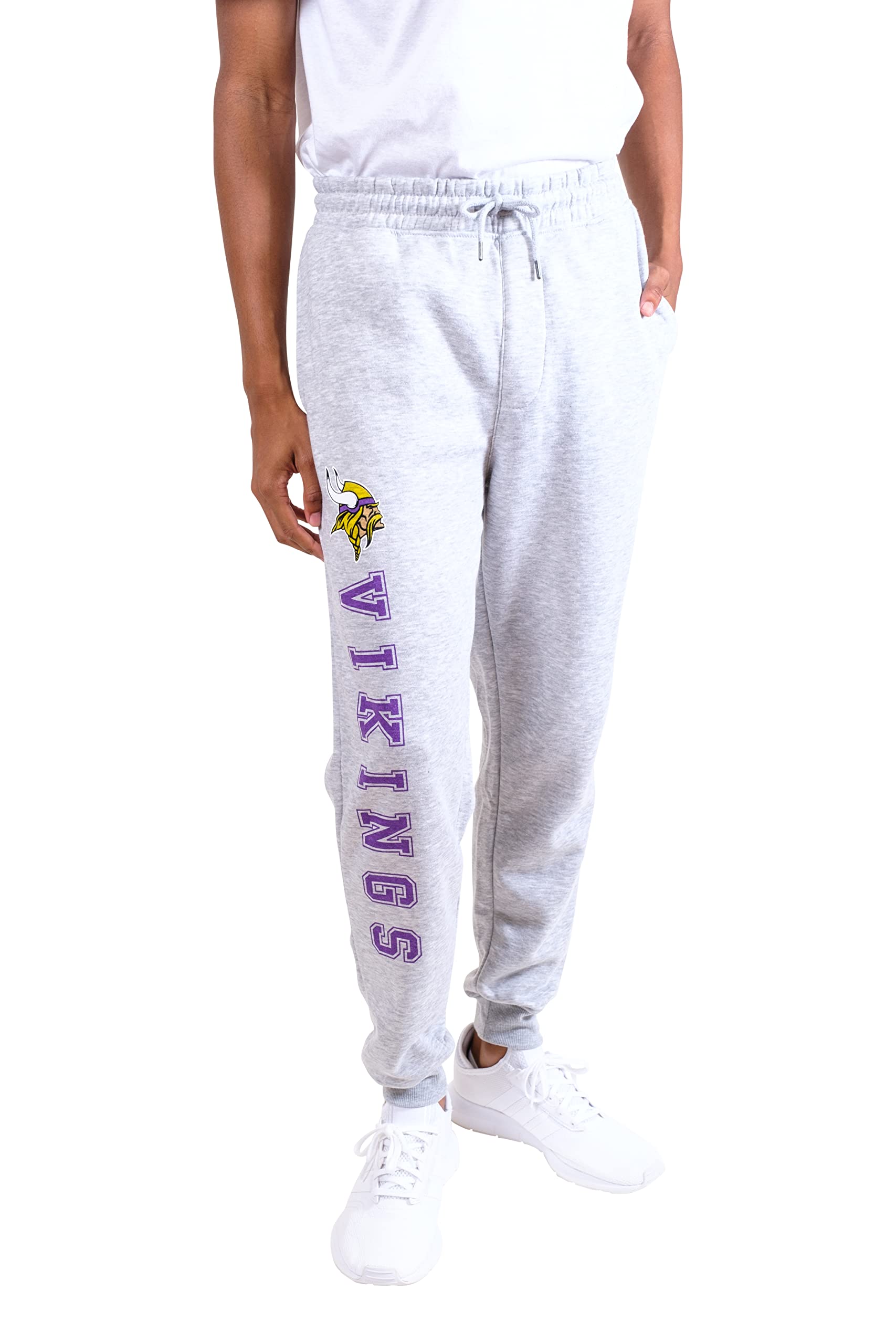 Ultra Game NFL Minnesota Vikings Mens Super Soft Game Day Jogger Sweatpants|Minnesota Vikings - UltraGameShop