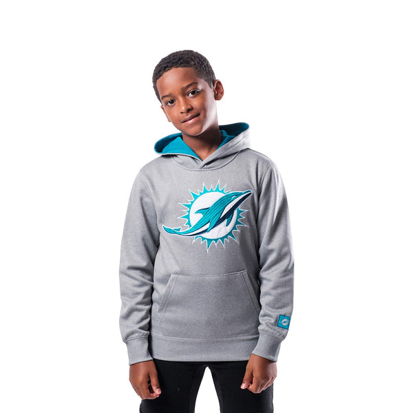 Ultra Game NFL Miami Dolphins Youth Extra Soft Fleece Pullover Hoodie Sweatshirt|Miami Dolphins