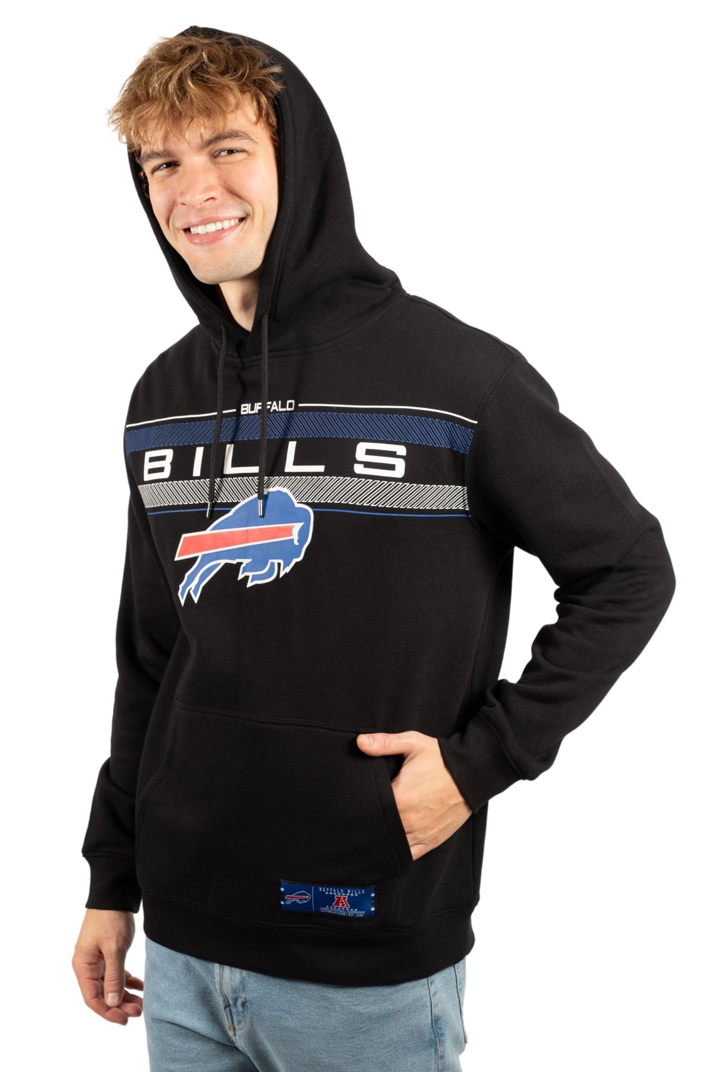 Ultra Game NFL Buffalo Bills Mens Super Soft Supreme Pullover Hoodie Sweatshirt|Buffalo Bills - UltraGameShop