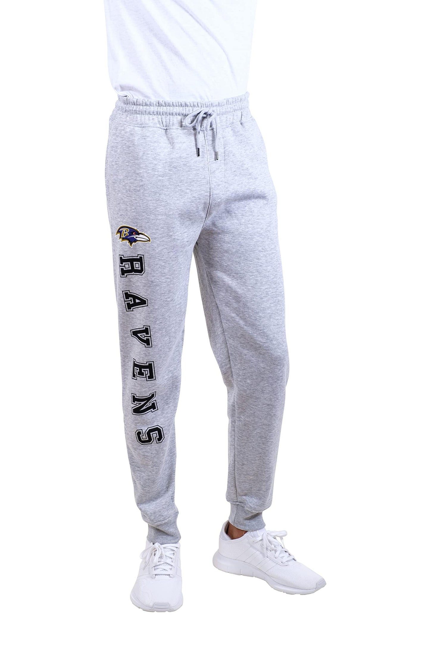 Ultra Game NFL Baltimore Ravens Mens Super Soft Game Day Jogger Sweatpants|Baltimore Ravens - UltraGameShop