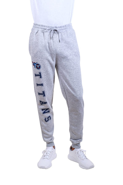 Ultra Game NFL Tennessee Titans Mens Super Soft Game Day Jugger Sweatpants|Tennessee Titans