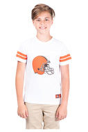 Ultra Game NFL Cleveland Browns Youth Soft Mesh Vintage Jersey T-Shirt|Cleveland Browns