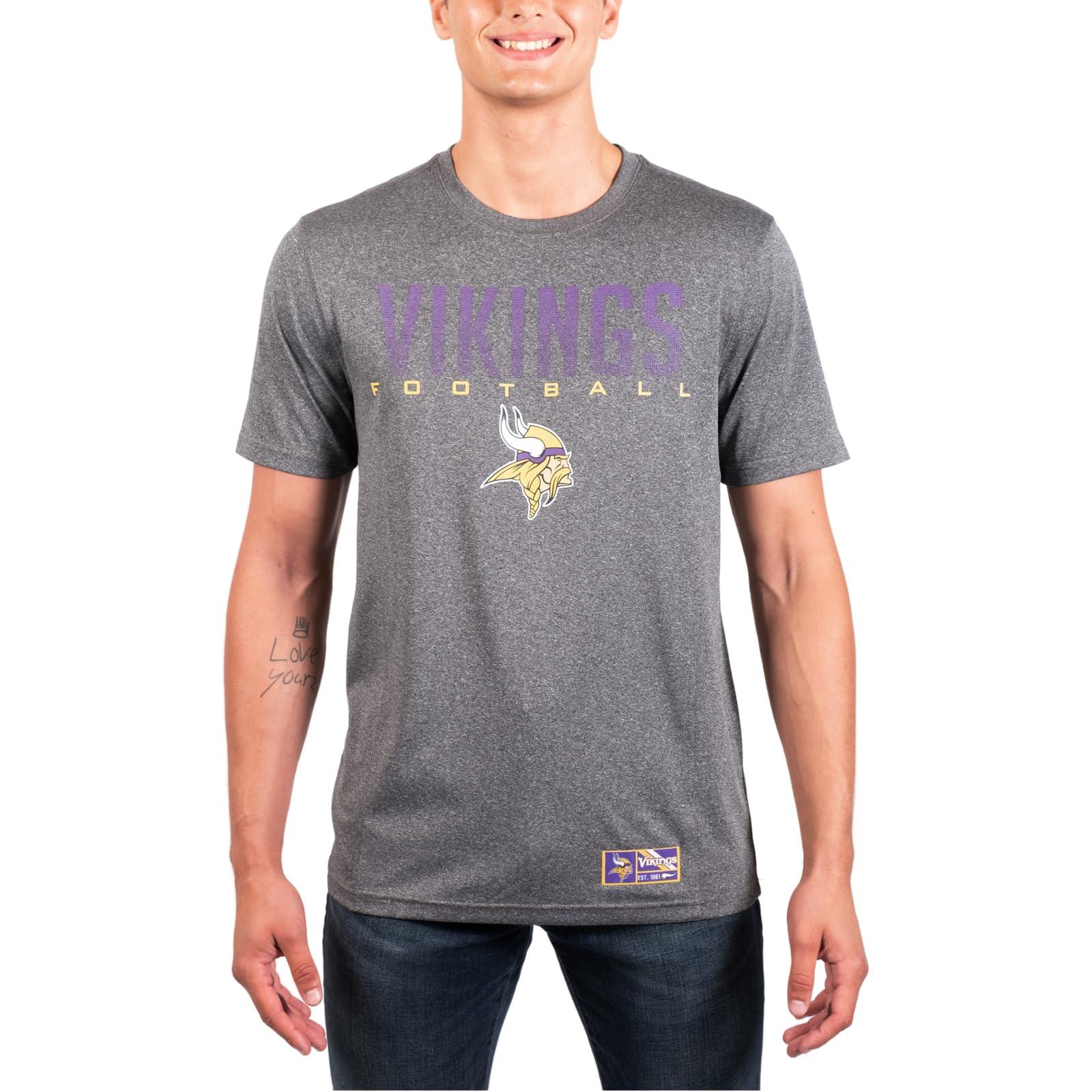 Ultra Game NFL Minnesota Vikings Mens Super Soft Ultimate Game Day T-Shirt|Minnesota Vikings - UltraGameShop