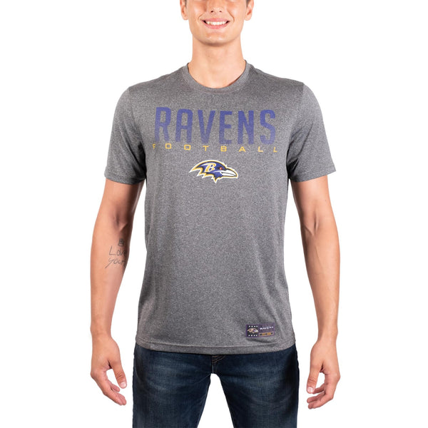 Ultra Game NFL Baltimore Ravens Mens Super Soft Ultimate Game Day T-Shirt|Baltimore Ravens