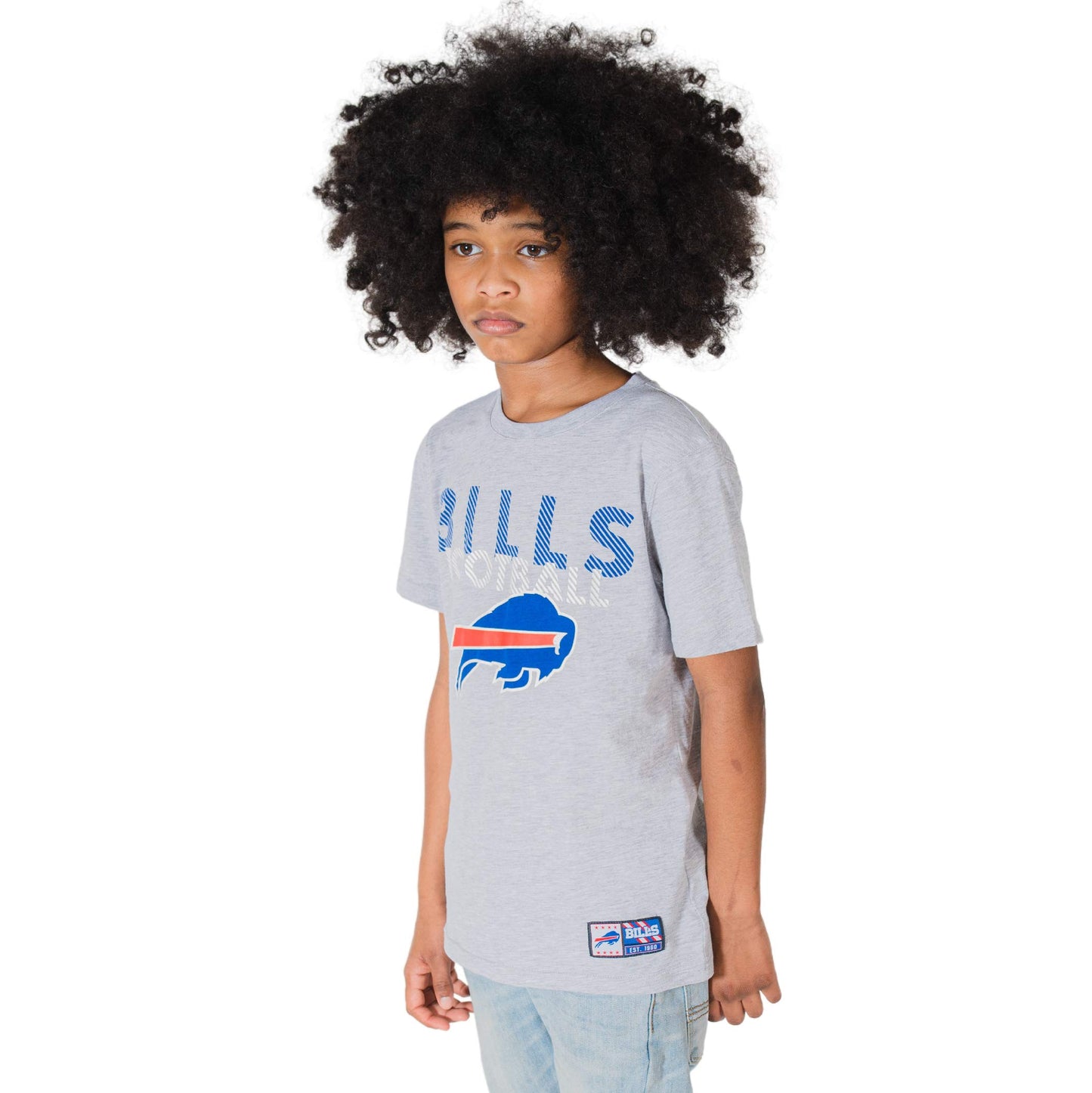 Ultra Game NFL Buffalo Bills Youth Active Crew Neck Tee Shirt|Buffalo Bills - UltraGameShop