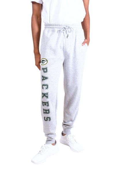 Ultra Game NFL Green Bay Packers Mens Super Soft Game Day Jogger Sweatpants|Green Bay Packers - UltraGameShop