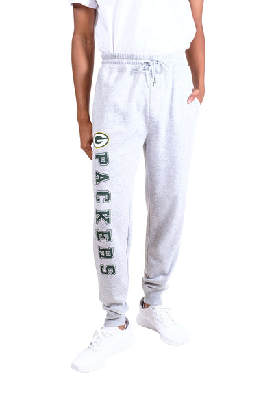Ultra Game NFL Green Bay Packers Mens Super Soft Game Day Jogger Sweatpants|Green Bay Packers