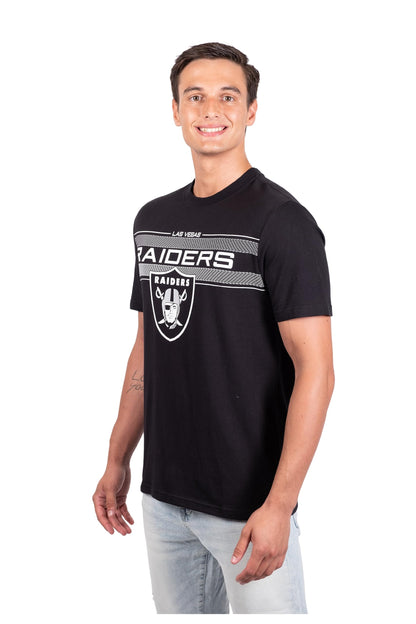 Ultra Game NFL Las Vegas Raiders Mens Super Soft Ultimate Game Day Crew Neck T-Shirt|Las Vegas Raiders - UltraGameShop