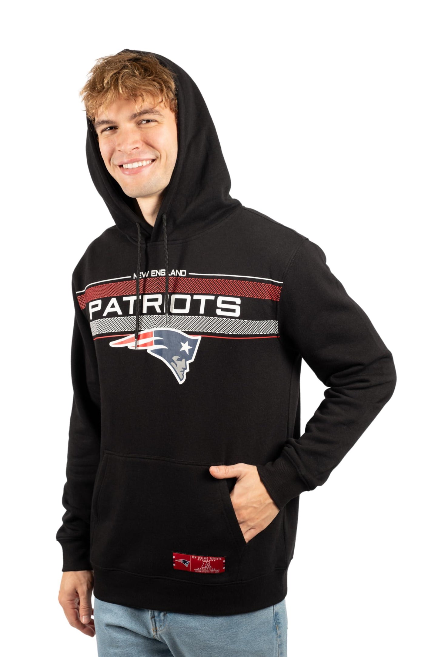 Ultra Game NFL New England Patriots Mens Super Soft Supreme Pullover Hoodie Sweatshirt|New England Patriots - UltraGameShop