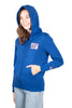 Ultra Game NFL New York Giants Womens Full Zip Soft Marl Knit Hoodie Sweatshirt Jacket|New York Giants - UltraGameShop