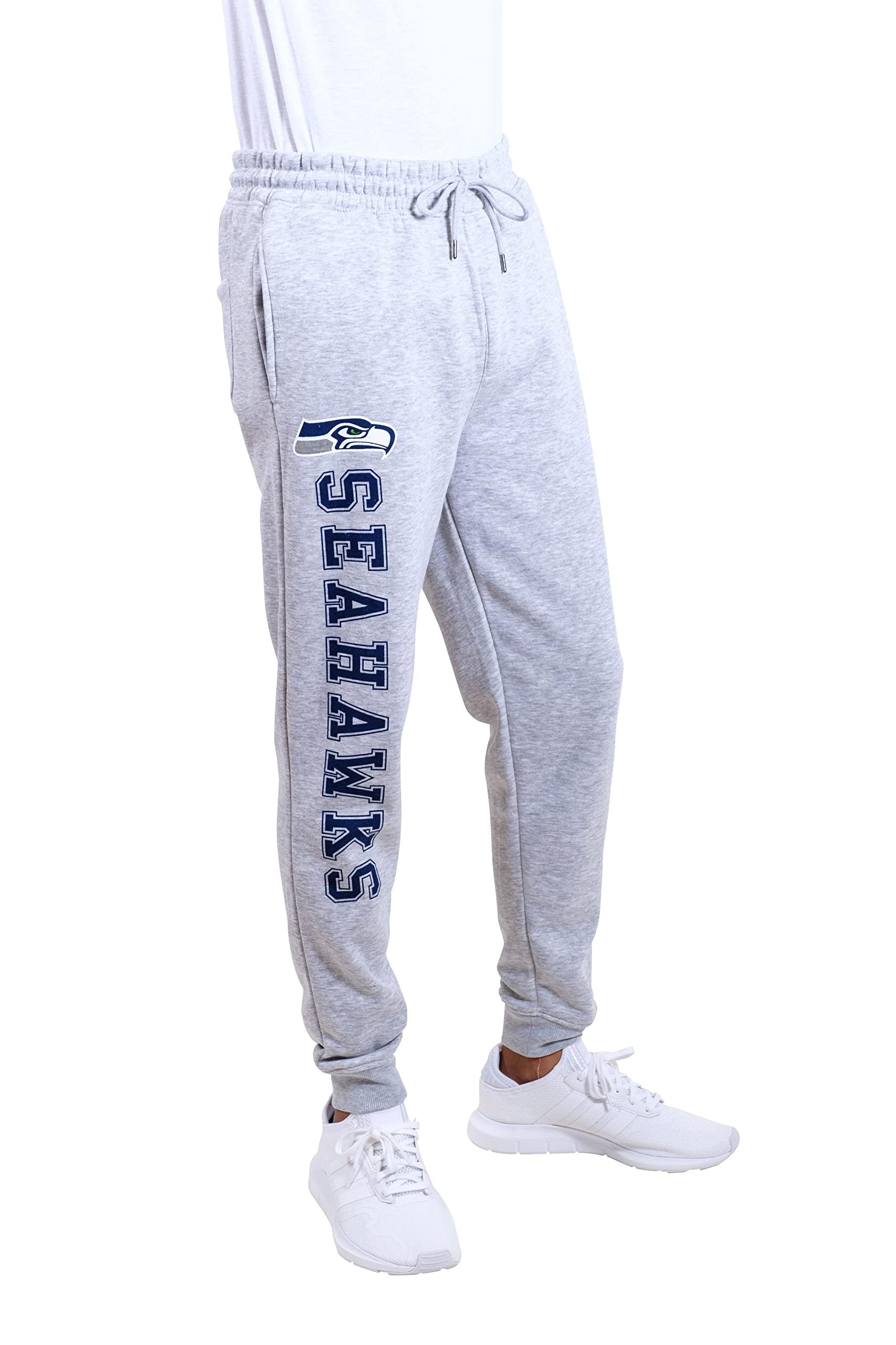 Ultra Game NFL Seattle Seahawks Mens Super Soft Game Day Jogger Sweatpants|Seattle Seahawks - UltraGameShop