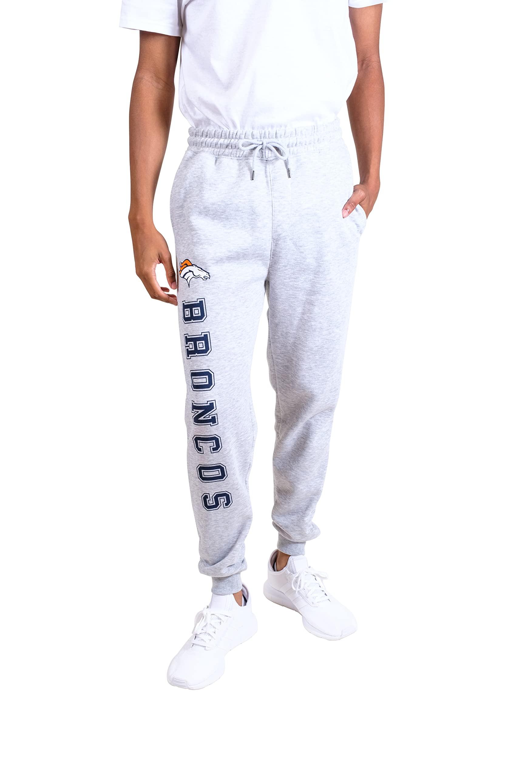 Ultra Game NFL Denver Broncos Mens Super Soft Game Day Jogger Sweatpants|Denver Broncos - UltraGameShop