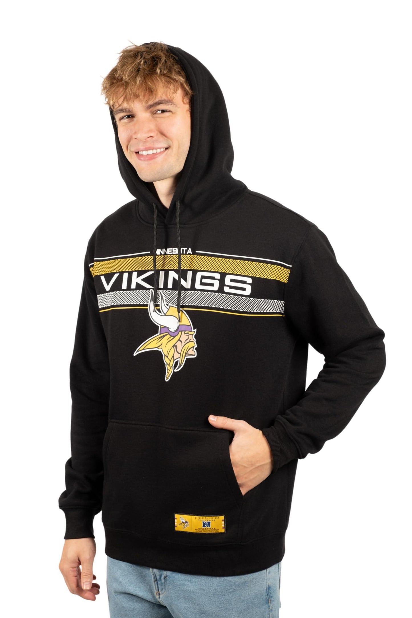 Ultra Game NFL Minnesota Vikings Mens Super Soft Supreme Pullover Hoodie Sweatshirt|Minnesota Vikings - UltraGameShop