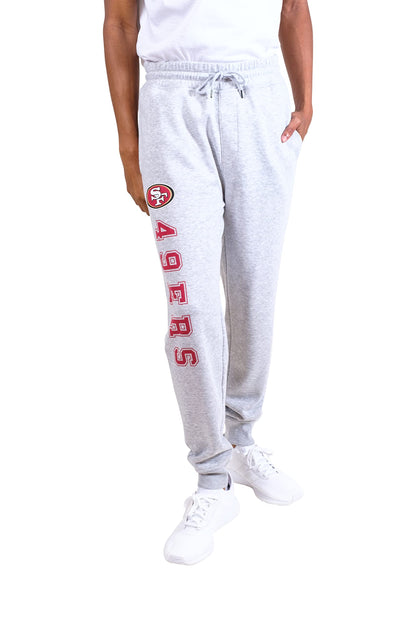 Ultra Game NFL San Francisco 49ers Mens Super Soft Game Day Jogger Sweatpants|San Francisco 49ers - UltraGameShop