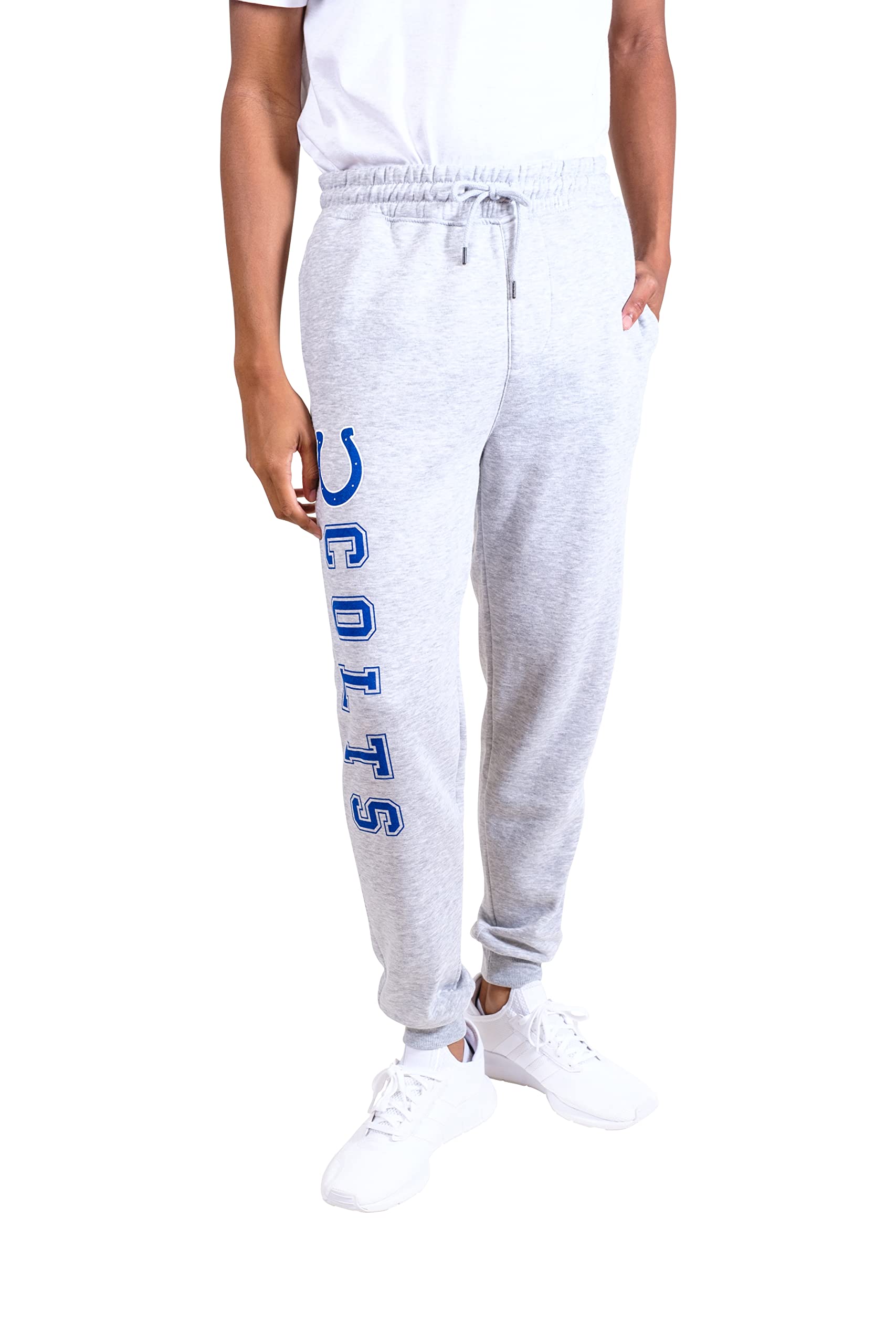 Ultra Game NFL Indianapolis Colts Mens Super Soft Game Day Jogger Sweatpants|Indianapolis Colts - UltraGameShop