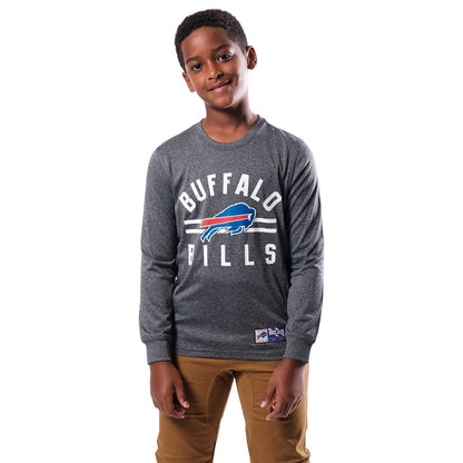 Ultra Game NFL Buffalo Bills Youth Super Soft Supreme Long Sleeve T-Shirt|Buffalo Bills - UltraGameShop