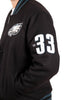 Ultra Game NFL Philadelphia Eagles Mens Classic Varsity Coaches Jacket|Philadelphia Eagles