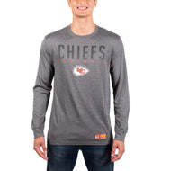 Ultra Game NFL Kansas City Chiefs Mens Active Quick Dry Long Sleeve T-Shirt|Kansas City Chiefs