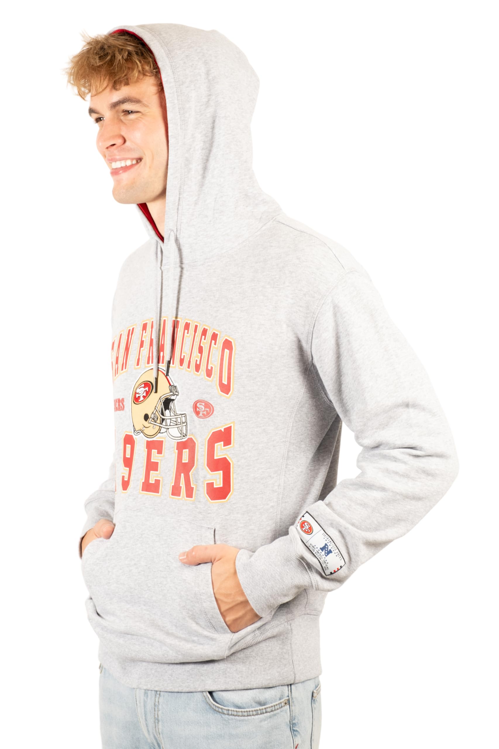 Ultra Game NFL San Francisco 49ers Mens Ultimate Quality Super Soft Hoodie Sweatshirt|San Francisco 49ers
