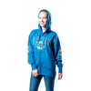 Ultra Game NFL Los Angeles Rams Womens Full Zip Fleece Hoodie Sweatshirt Banner Jacket|Los Angeles Rams