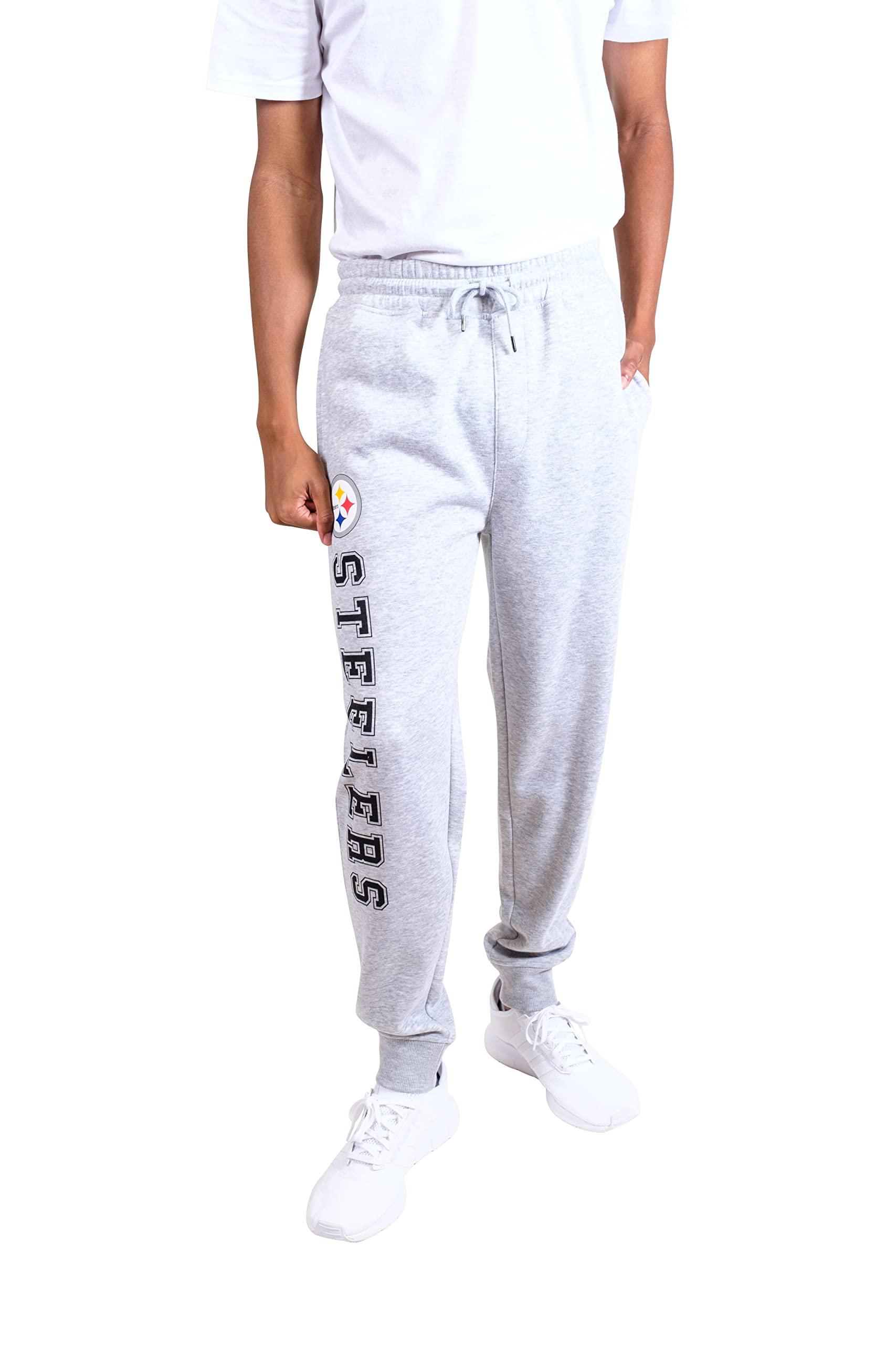 Ultra Game NFL Pittsburgh Steelers Mens Super Soft Game Day Jogger Sweatpants|Pittsburgh Steelers - UltraGameShop