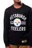 Ultra Game NFL Pittsburgh Steelers Youth Super Soft Supreme Long Sleeve T-Shirt|Pittsburgh Steelers