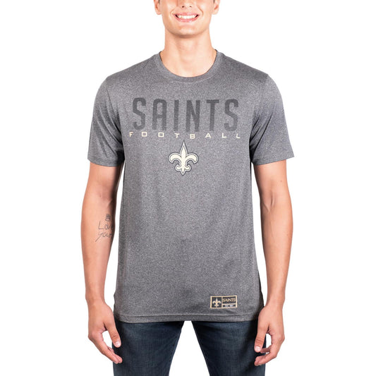 Ultra Game NFL New Orleans Saints Mens Super Soft Ultimate Game Day T-Shirt|New Orleans Saints - UltraGameShop