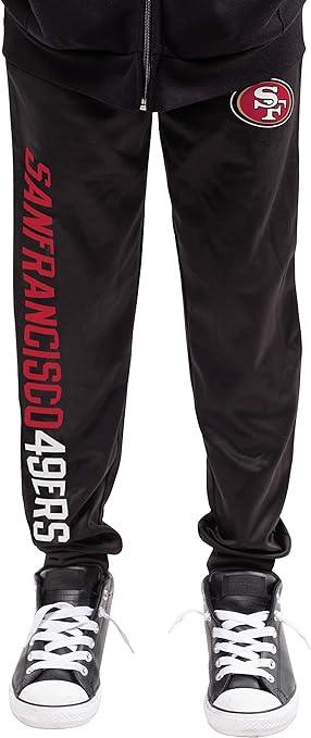 Ultra Game NFL San Francisco 49ers High Performance Moisture Wicking Fleece Jogger Sweatpants|San Francisco 49ers - UltraGameShop