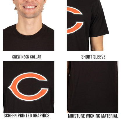 Ultra Game NFL Chicago Bears Mens Super Soft Ultimate Team Logo T-Shirt|Chicago Bears - UltraGameShop