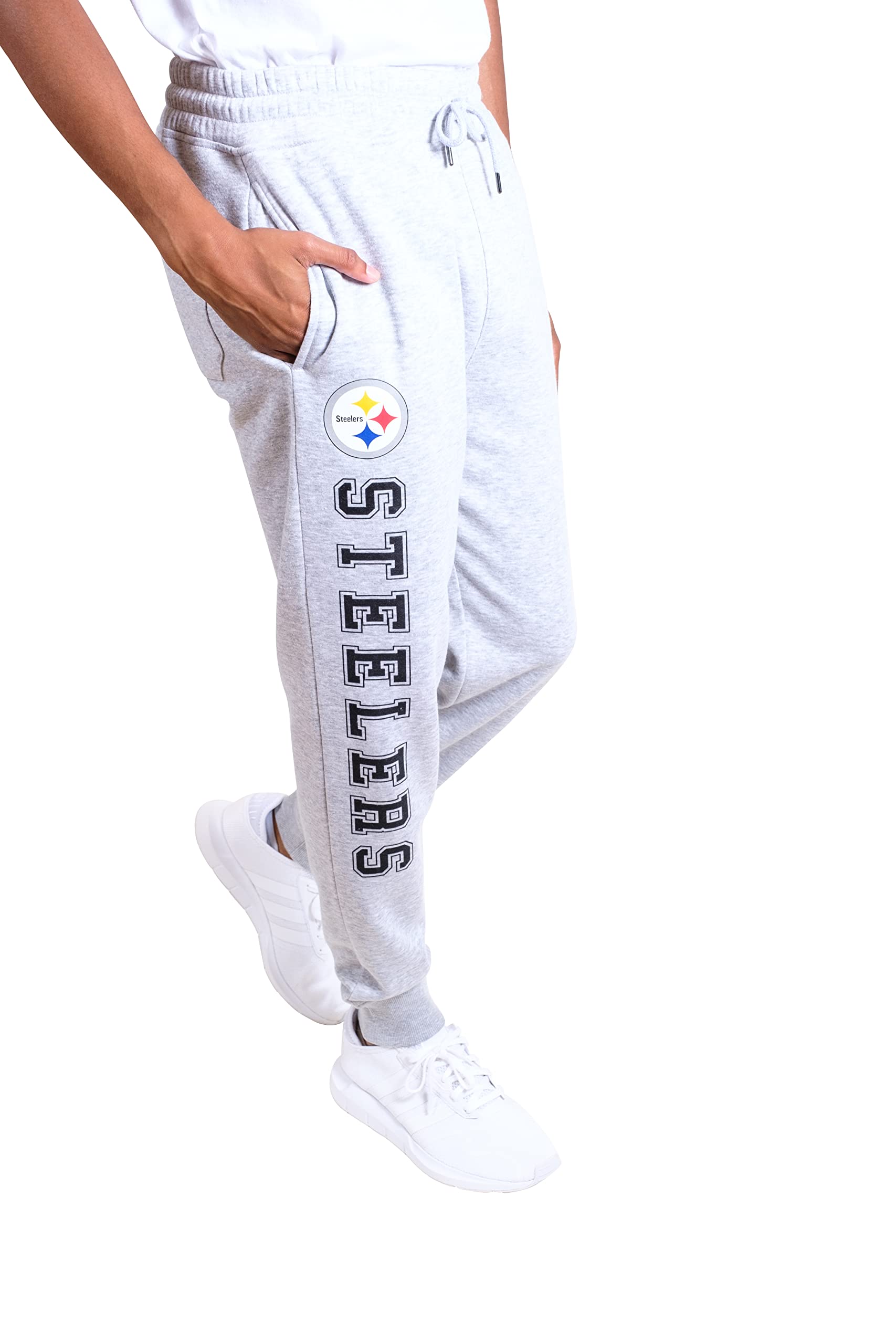 Ultra Game NFL Pittsburgh Steelers Mens Super Soft Game Day Jogger Sweatpants|Pittsburgh Steelers