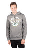 Ultra Game NFL Green Bay Packers Mens Soft Fleece Hoodie Pullover Sweatshirt With Zipper Pockets|Green Bay Packers