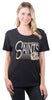 Ultra Game NFL New Orleans Saints Womens Scoop Neck Short Sleeve Tee Shirt|New Orleans Saints