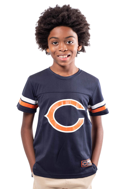 Ultra Game NFL Chicago Bears Youth Soft Mesh Vintage Jersey T-Shirt|Chicago Bears - UltraGameShop