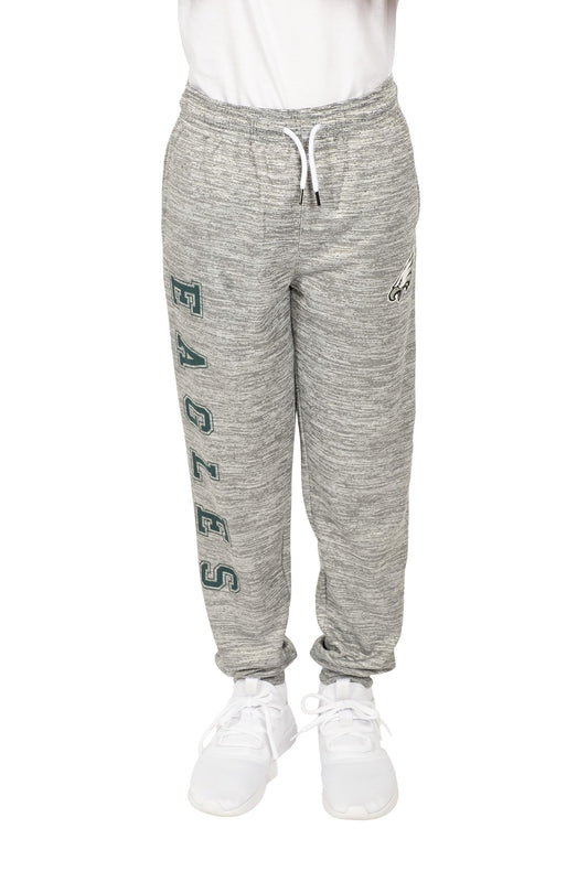 Ultra Game NFL Philadelphia Eagles Youth High Performance Moisture Wicking Fleece Jogger Sweatpants|Philadelphia Eagles - UltraGameShop