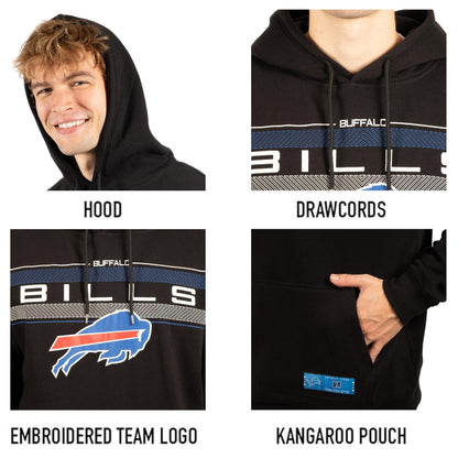 Ultra Game NFL Buffalo Bills Mens Super Soft Supreme Pullover Hoodie Sweatshirt|Buffalo Bills - UltraGameShop