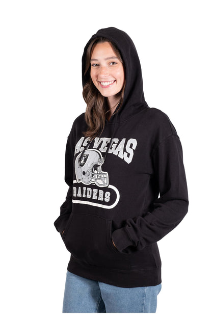 Ultra Game NFL Las Vegas Raiders Womens Super Soft Supreme Pullover Hoodie Sweatshirt|Las Vegas Raiders - UltraGameShop