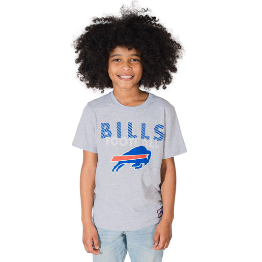 Ultra Game NFL Buffalo Bills Youth Active Crew Neck Tee Shirt|Buffalo Bills - UltraGameShop