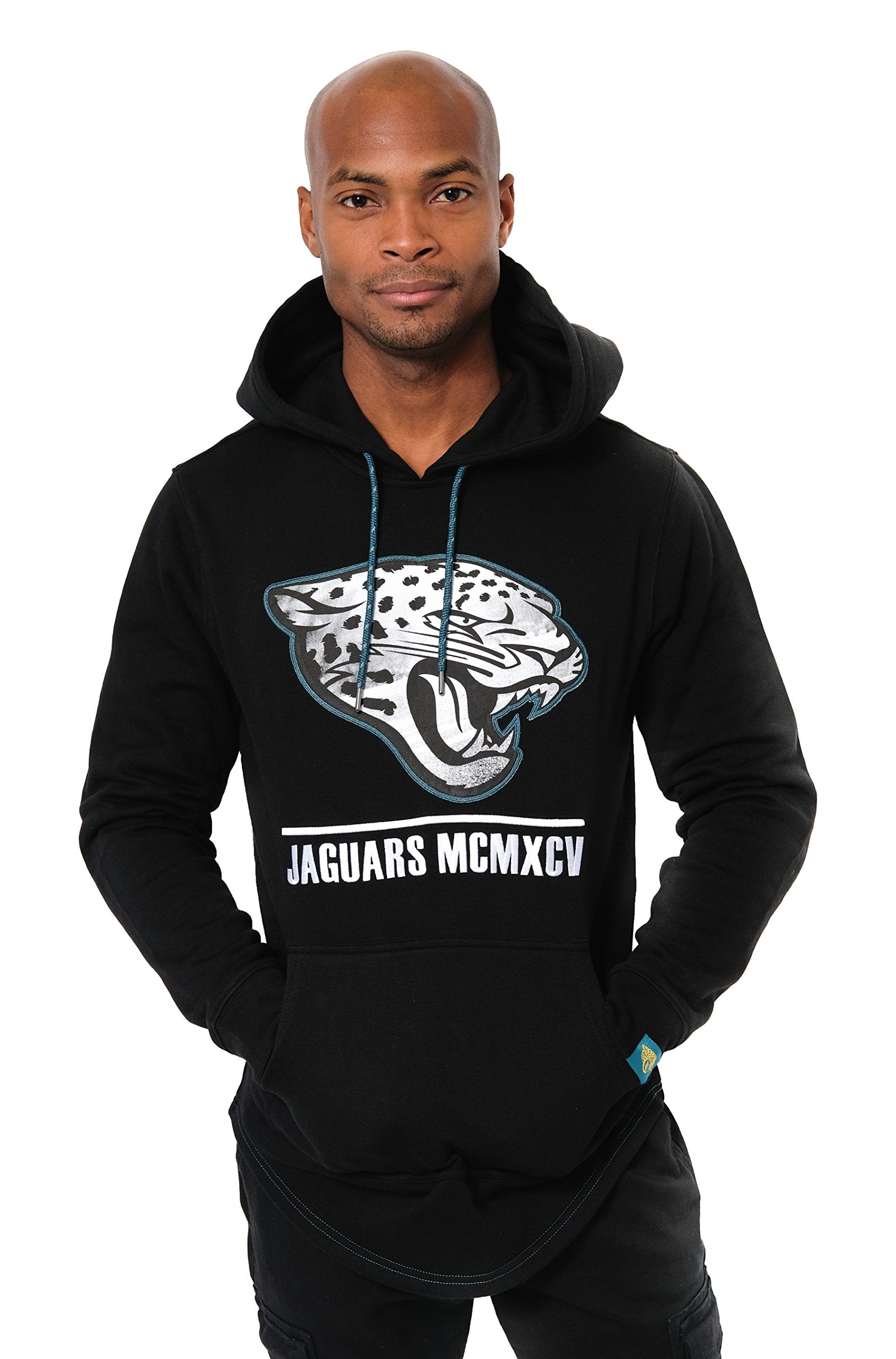Ultra Game NFL Jacksonville Jaguars Mens Embroidered Fleece Hoodie Pullover Sweatshirt|Jacksonville Jaguars